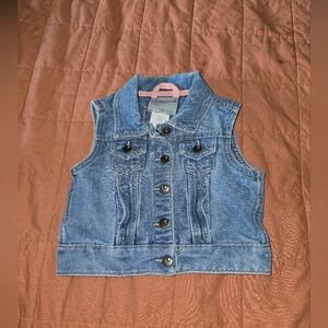 Kids Blue Denim Vest